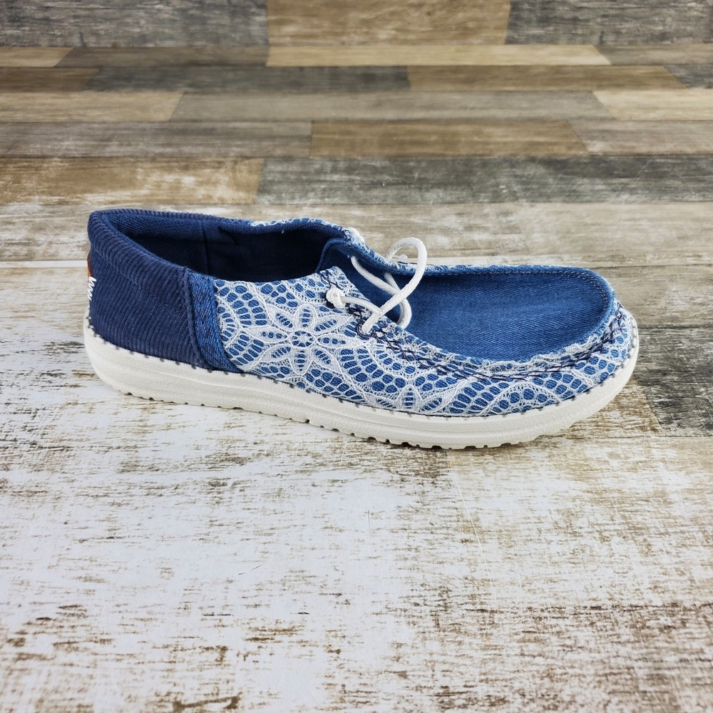 Hey‎ Dude Wendy Funk Patchwork Slip On Shoes Womens Sz 7 Loafer Shoe